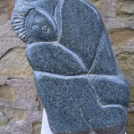 ‘beloved’ figurative stone carving in polyphant soapstone
