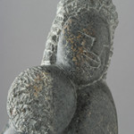 ‘Bliss’ stone sculpture carved in polyphant soapstone