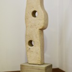 ‘Spaciousness’ sculpture carved in ancaster limestone